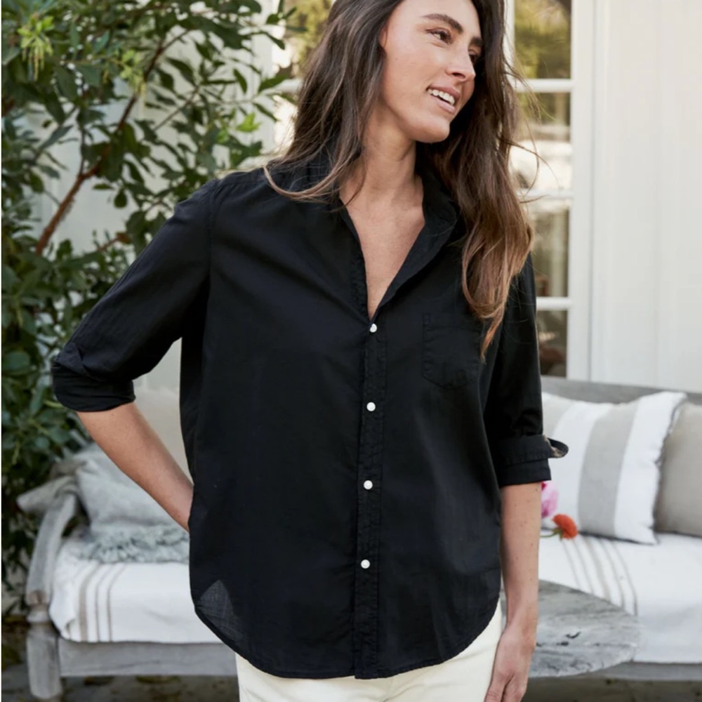 Frank & Eileen Black Button Down Shirt